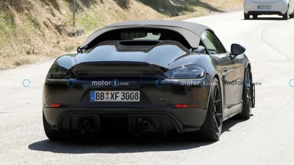 porsche 718 boxster spyder rs lo dien cong suat gan 500 ma luc hinh 3