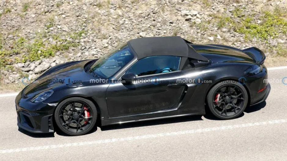 porsche 718 boxster spyder rs lo dien cong suat gan 500 ma luc hinh 4