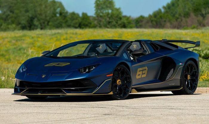 sieu xe lamborghini aventador svj 63 roadster duoc ban dau gia hinh 1