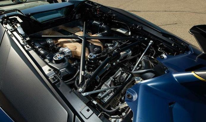 sieu xe lamborghini aventador svj 63 roadster duoc ban dau gia hinh 6