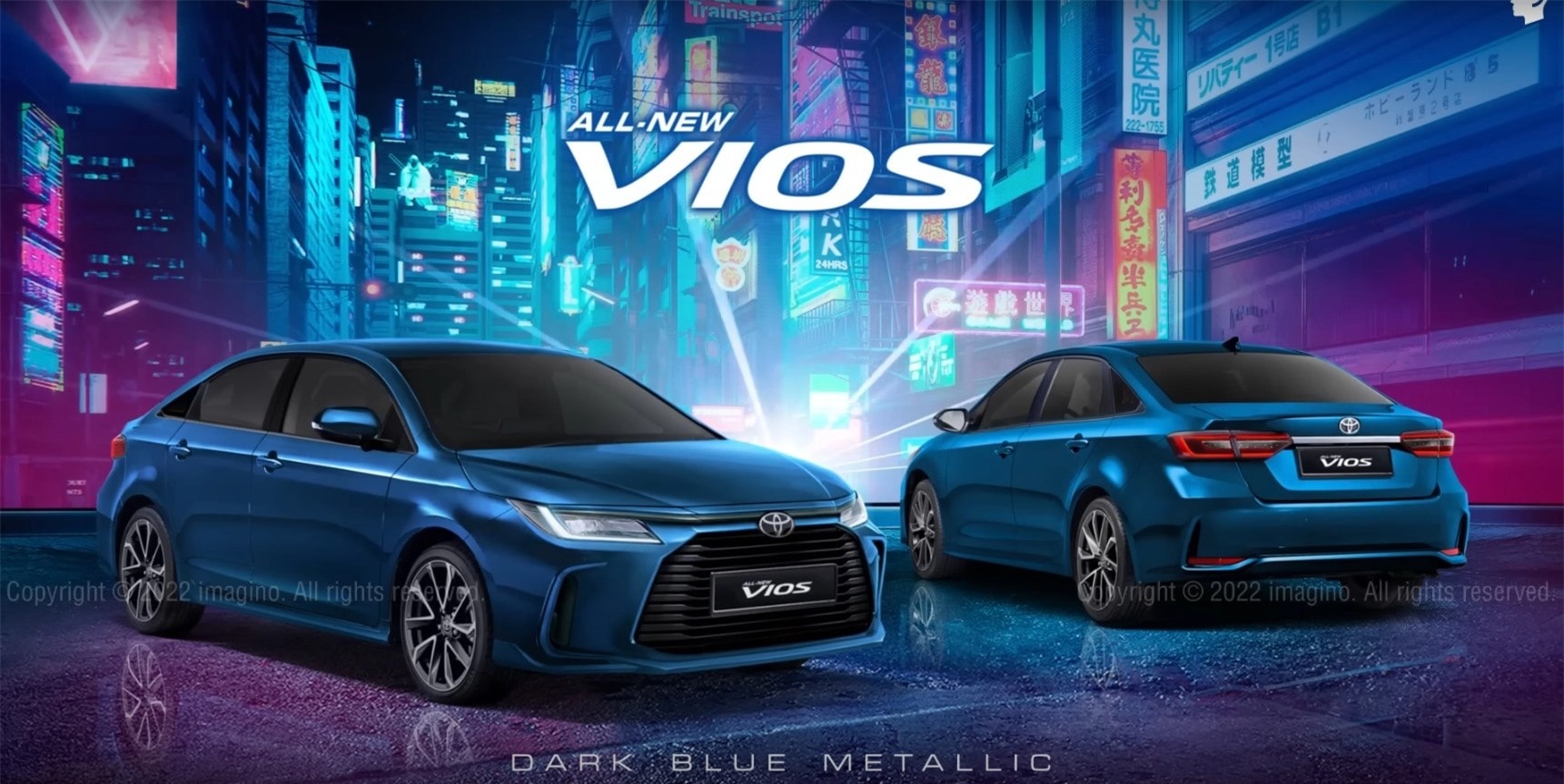 toyota vios 2023 thiet ke hoa tron giua corolla altis va camry hinh 1