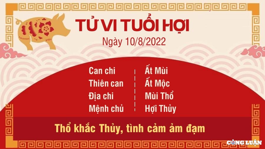 tu vi hom nay 10 8 2022 thu 4 ngay 13 7 am lich cua 12 con giap hinh 12