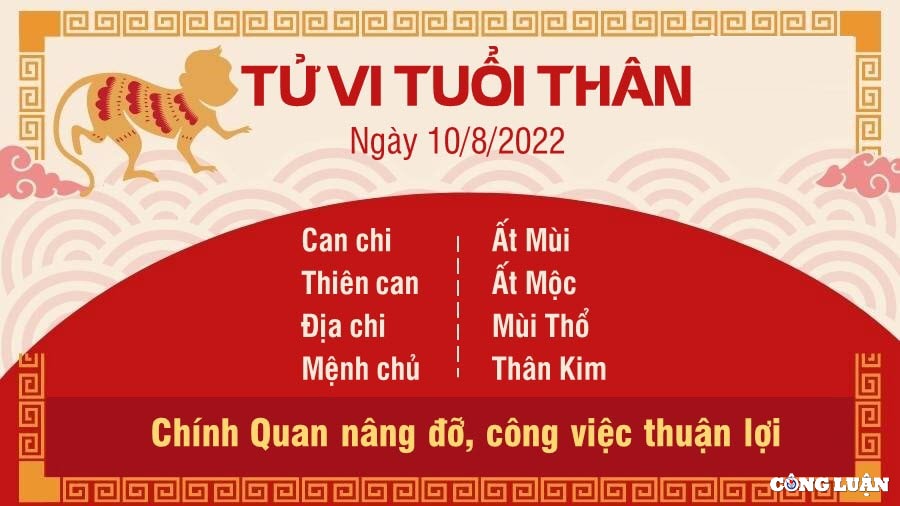 tu vi hom nay 10 8 2022 thu 4 ngay 13 7 am lich cua 12 con giap hinh 9