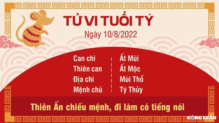 tu vi hom nay 10 8 2022 thu 4 ngay 13 7 am lich cua 12 con giap hinh 1