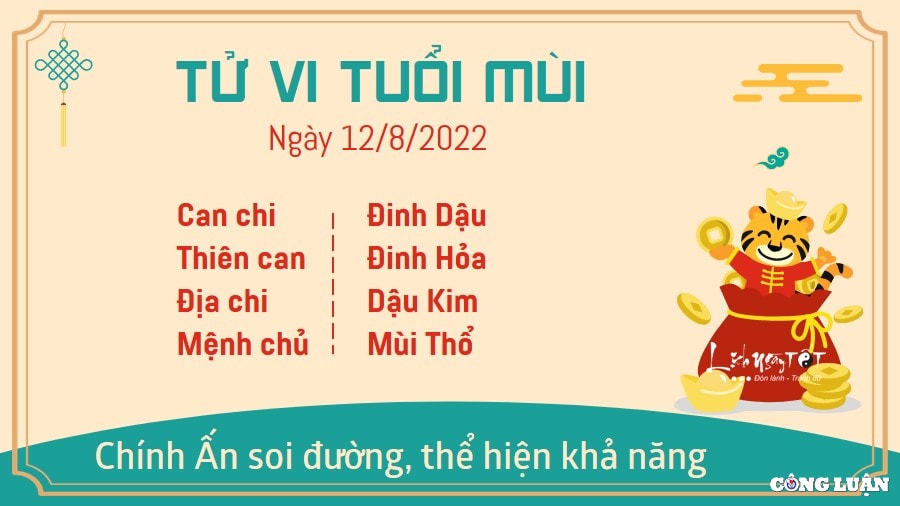 tu vi hom nay 12 8 2022 thu 6 ngay 15 7 am lich cua 12 con giap hinh 8