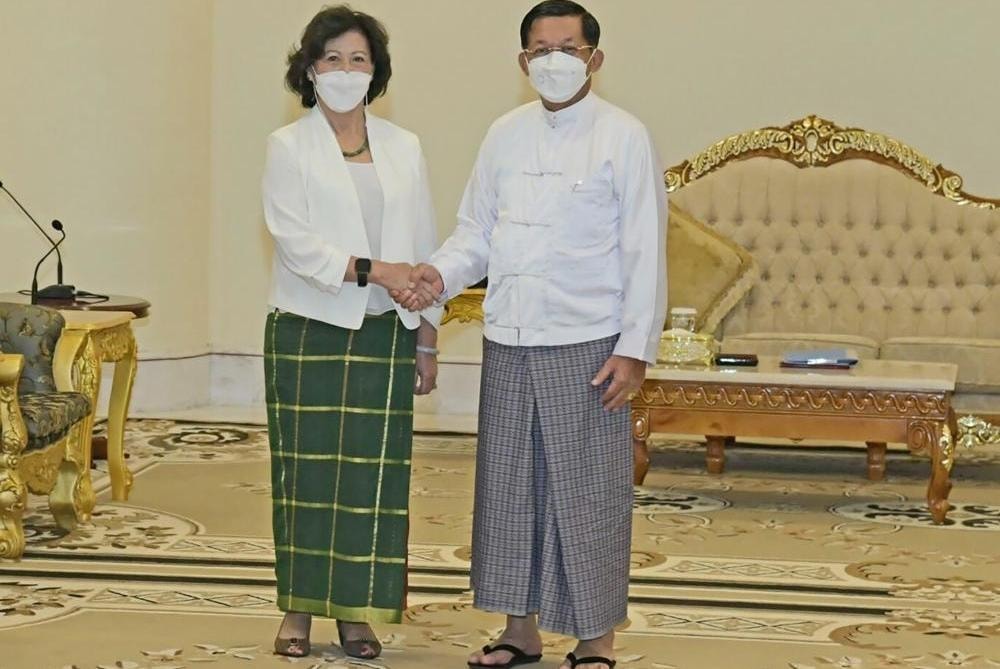 dac phai vien lhq den myanmar va keu goi cham dut bao luc hinh 1
