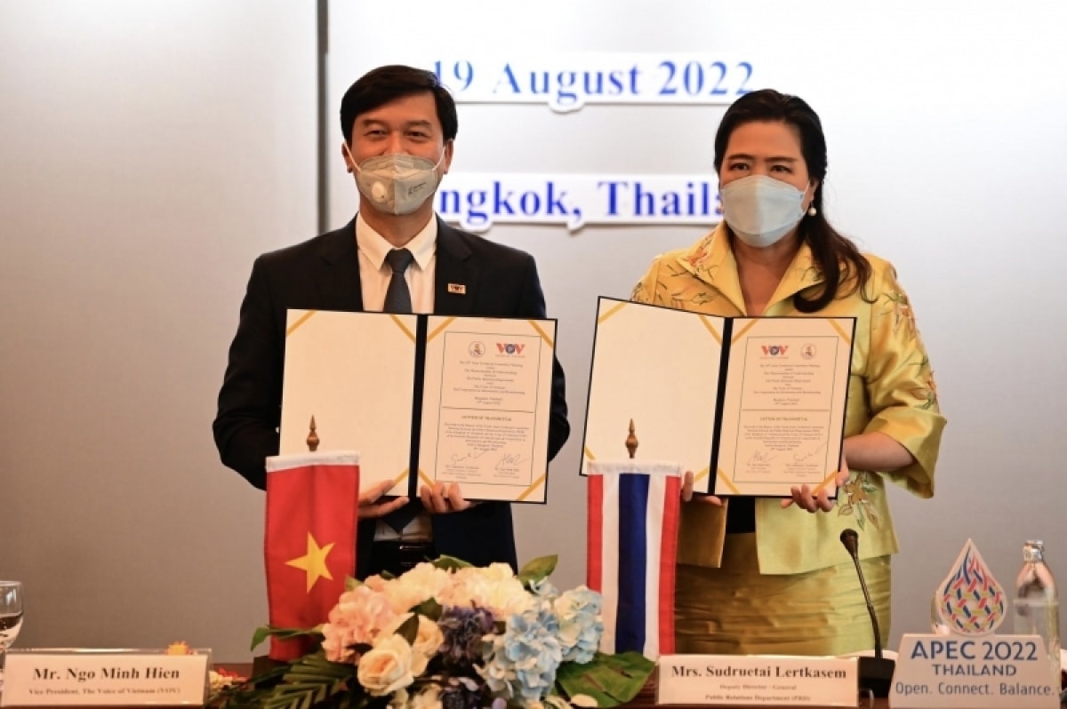 dai tieng noi viet nam va uy ban quan he cong chung thai lan thuc day quan he hop tac truyen thong hinh 1