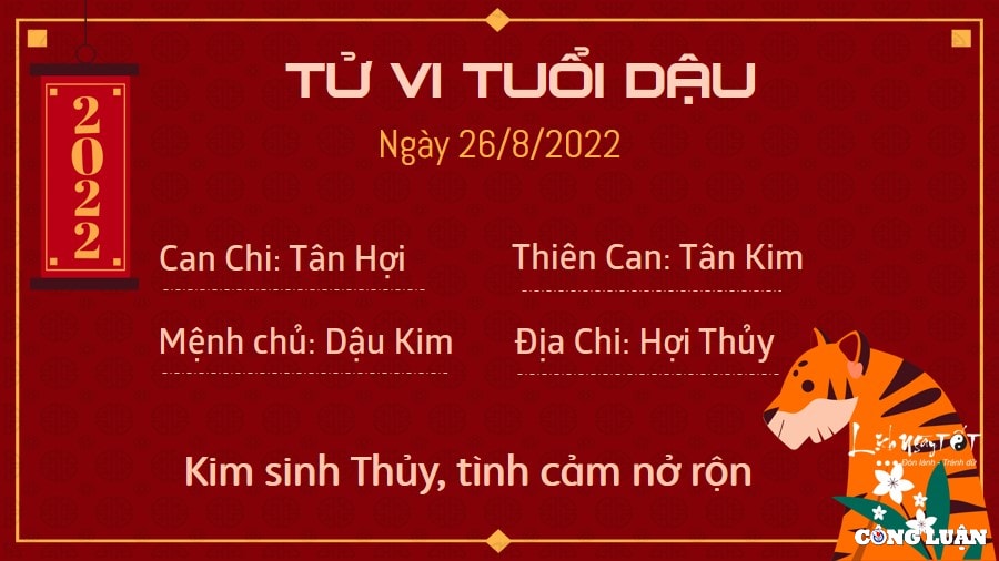 tu vi hom nay 26 8 2022 thu 6 ngay 29 7 am lich cua 12 con giap hinh 10