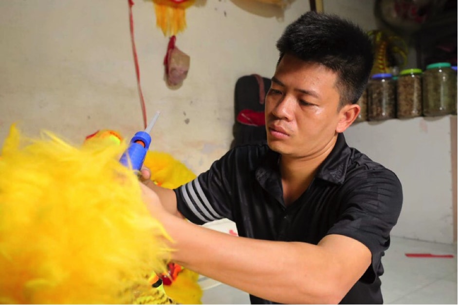 nghe lam dau lan su rong nhon nhip truoc them tet trung thu hinh 1