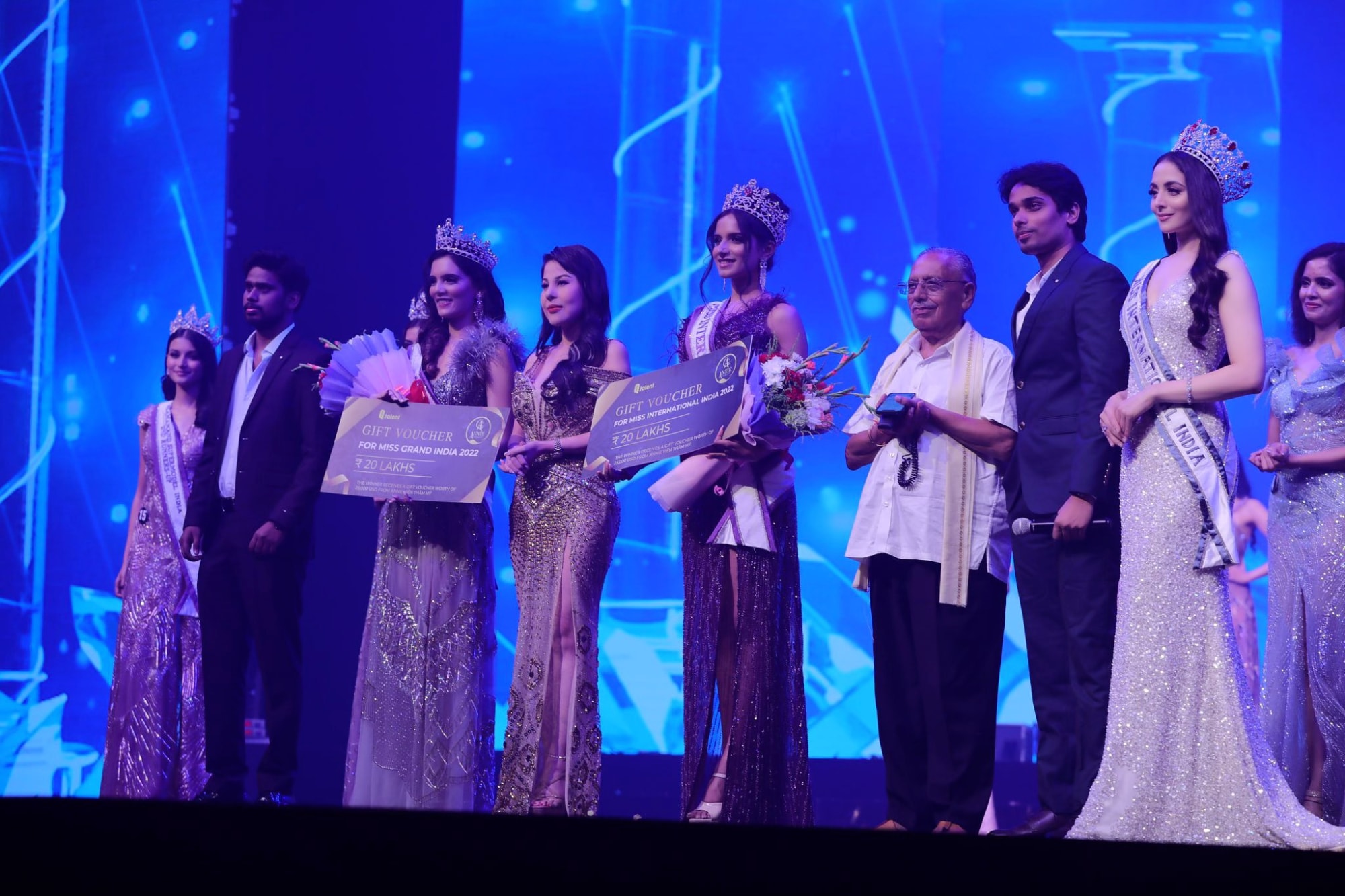 hoa hau nguyen nhu quynh ngo ngoc gia han nguyen thuc thuy tien cung ngoi ghe nong miss grand india 2022 hinh 8