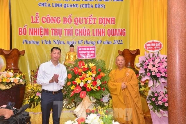 thuong toa thich quang truyen duoc bo nhiem tru tri chua don hai phong hinh 1