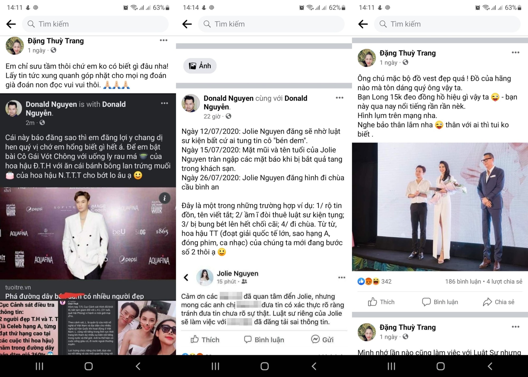 hoa hau thuy tien de nghi xu phat 2 chu tai khoan facebook tung tin sai hinh 2