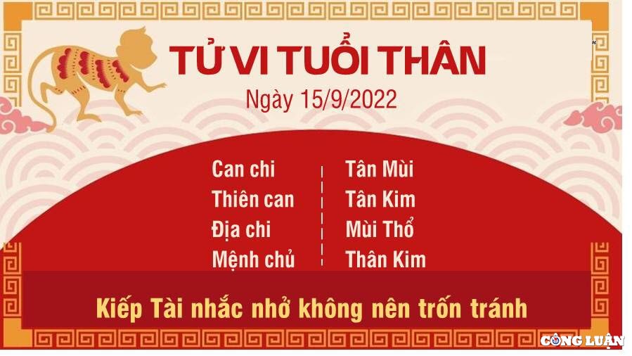 tu vi hom nay 15 9 2022 thu 5 ngay 20 8 am lich cua 12 con giap hinh 9