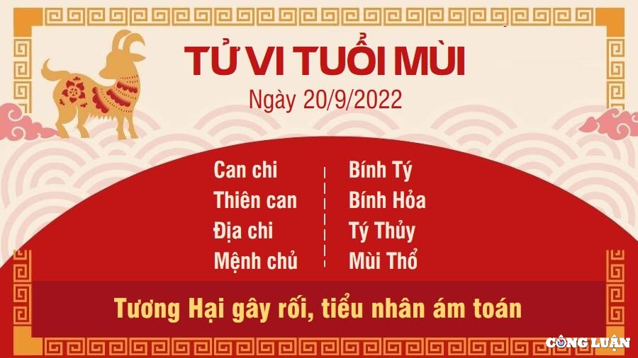 tu vi hom nay 20 9 2022 thu 3 ngay 25 8 am lich cua 12 con giap hinh 8