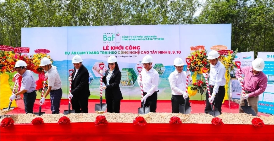 baf mo rong chuoi tiep tuc khoi cong 4 trai heo cong nghe cao tay ninh hinh 1