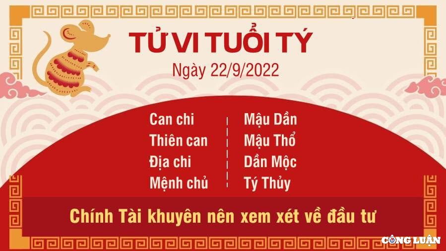 tu vi hom nay 22 9 2022 thu 5 ngay 27 8 am lich cua 12 con giap hinh 1