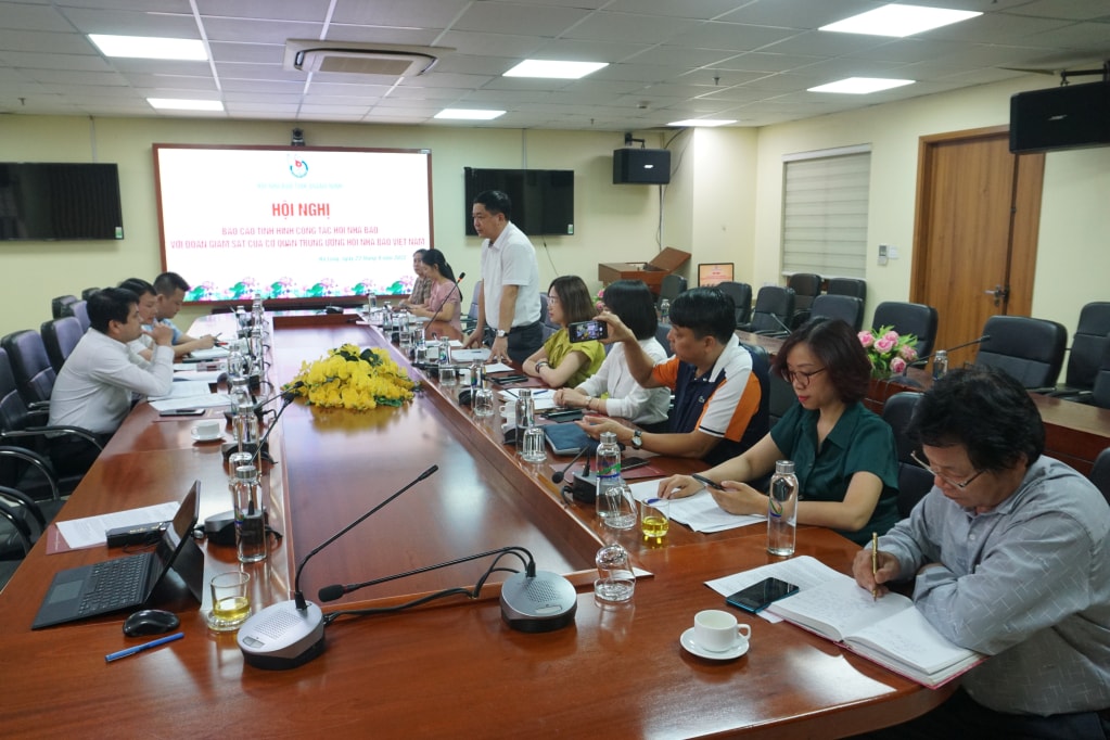 doan giam sat ban kiem tra hoi nha bao viet nam lam viec voi hoi nha bao quang ninh hinh 1