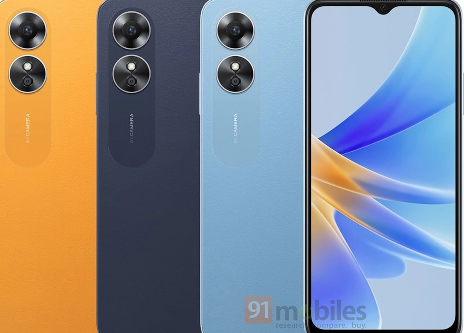xuat hien hinh anh render cua oppo a17 hinh 1