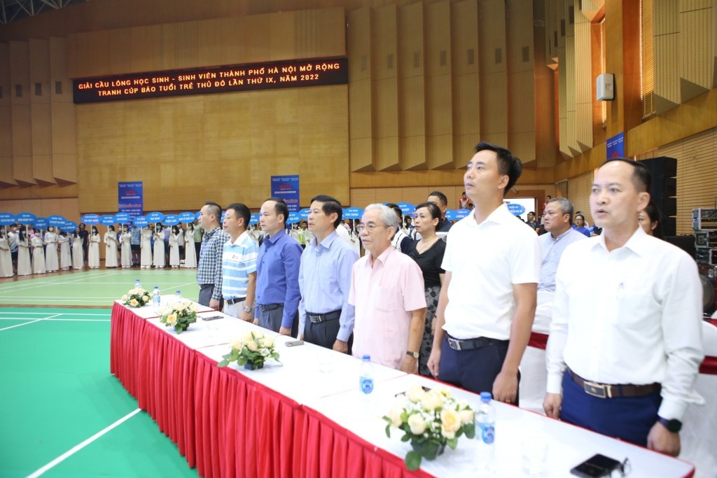 khai mac giai cau long hoc sinh sinh vien tp ha noi mo rong tranh cup bao tuoi tre thu do lan thu ix hinh 1