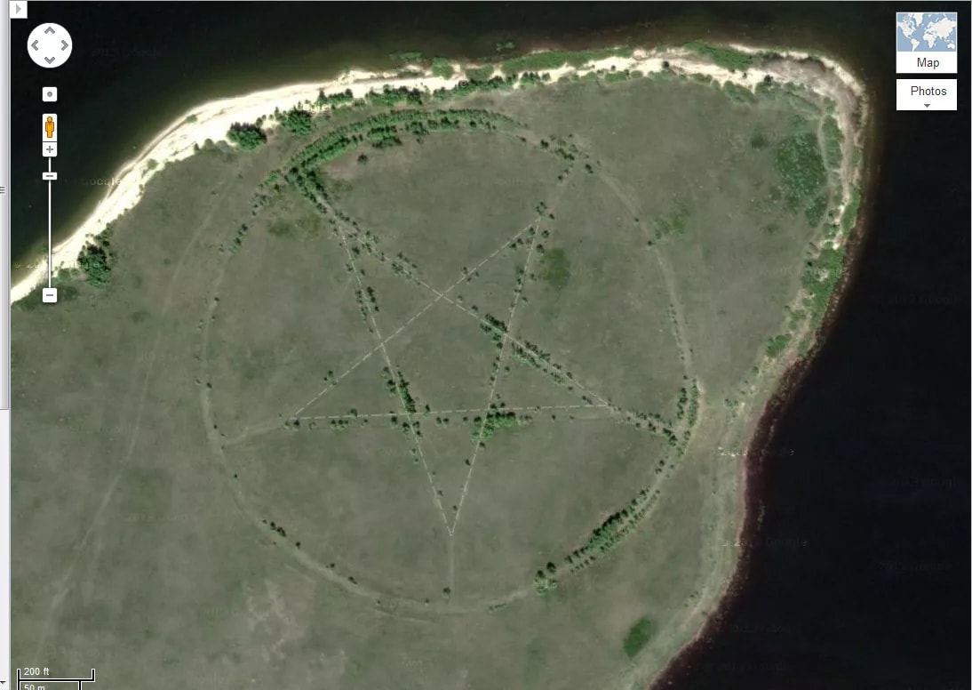 nhung dia diem bi an ky la vo tinh duoc tim thay nho google earth hinh 5