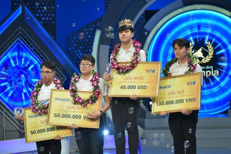 bai toan quyet dinh ngoi vuong olympia nam thu 22 la sao chep co san dap an tren mang hinh 1