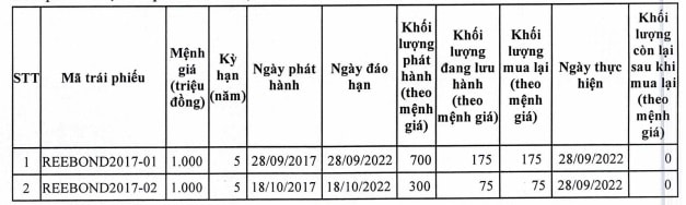 ctcp co dien lanh ree mua lai 250 ty dong trai phieu da phat hanh hinh 1