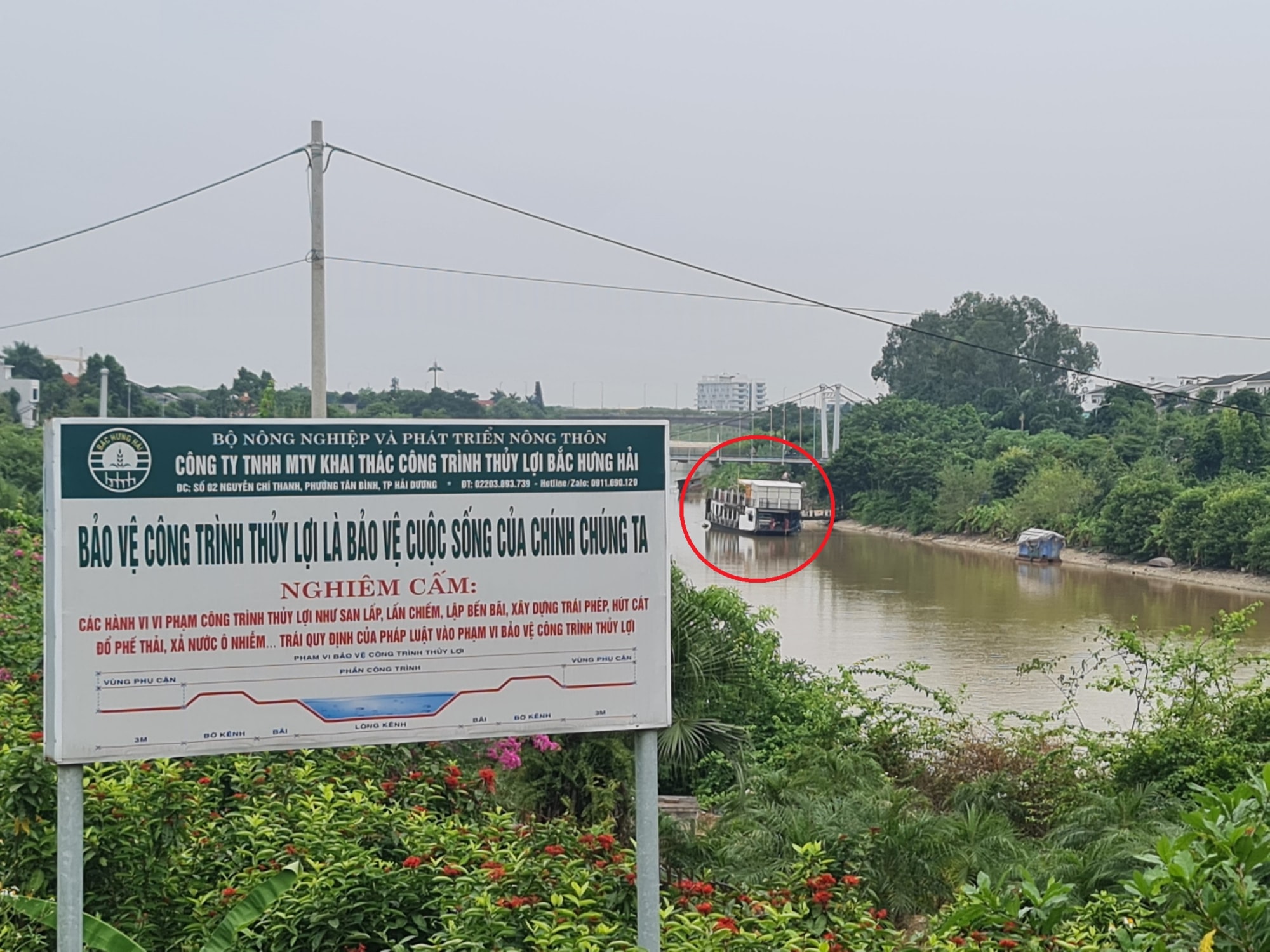 ngang nhien lan chiem xam pham hanh lang bao ve cong trinh thuy loi bac hung hai hinh 1
