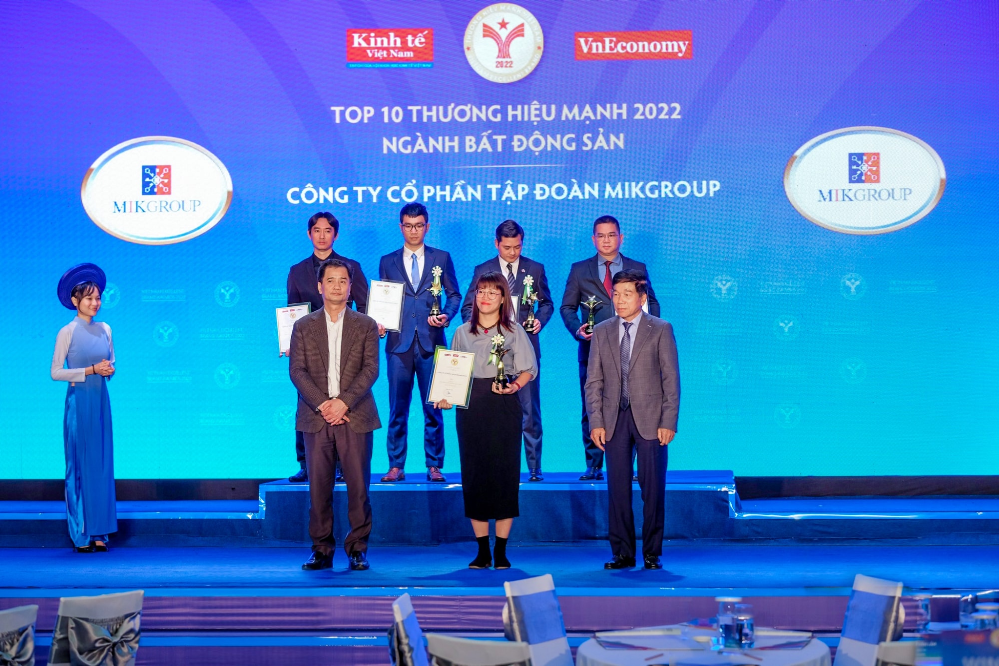 mikgroup duoc vinh danh top 10 thuong hieu manh nganh bat dong san 2022 hinh 1