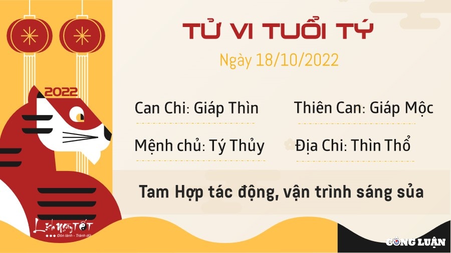 tu vi hom nay 18 10 2022 thu 3 ngay 23 9 am lich cua 12 con giap hinh 1