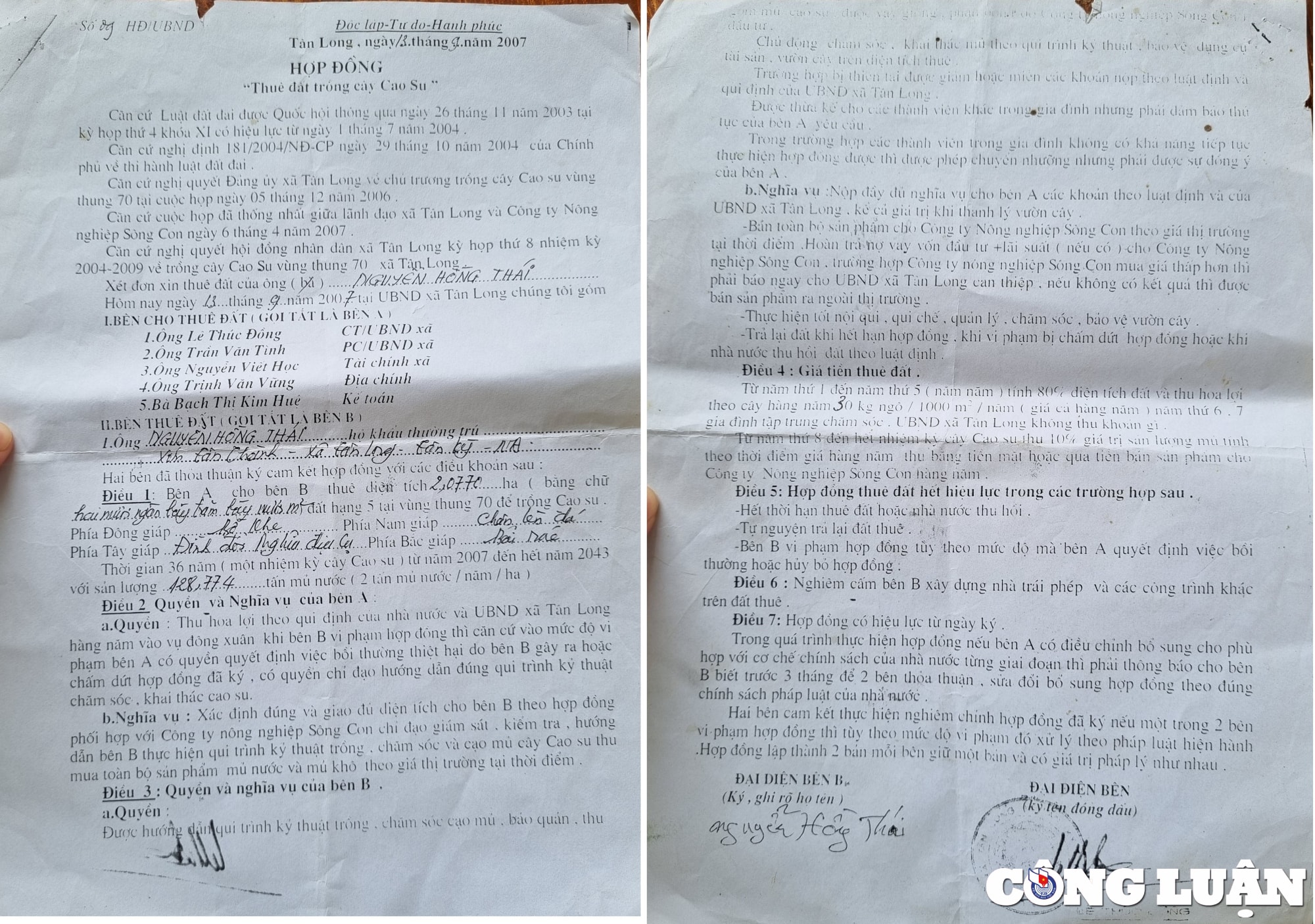 tan ky nghe an nguoi dan keu cuu vi bi chinh quyen cuong che vuon cao su 14 nam tuoi hinh 2