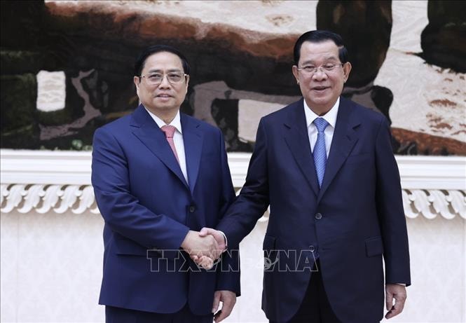 thu tuong pham minh chinh hoi dam voi thu tuong campuchia hinh 3
