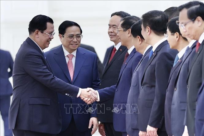 thu tuong pham minh chinh hoi dam voi thu tuong campuchia hinh 4