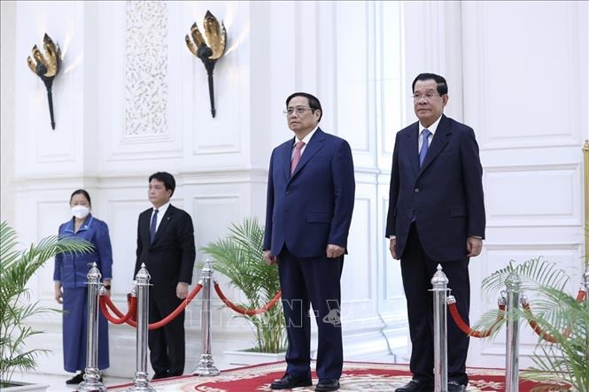 thu tuong pham minh chinh hoi dam voi thu tuong campuchia hinh 7