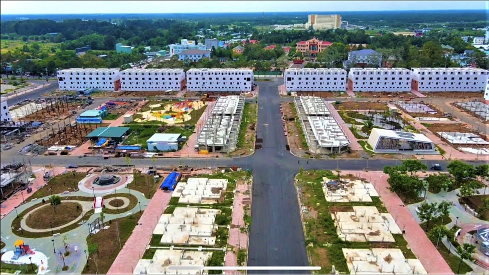 tncons vietnam thi cong khu do thi xanh trung tam tra vinh hinh 1