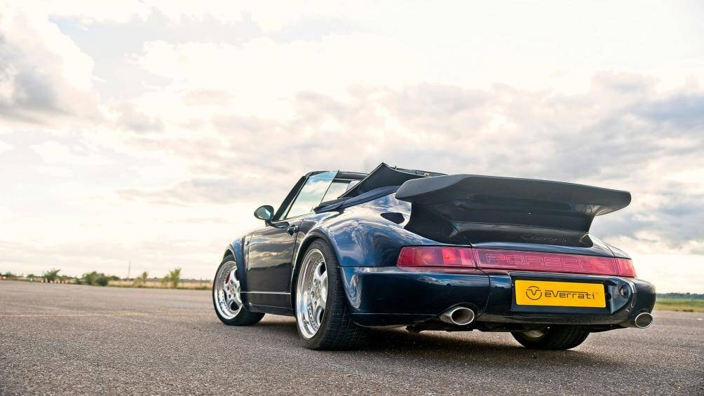 porsche 964 cabriolet duoc everrati ho bien thanh xe dien hinh 2
