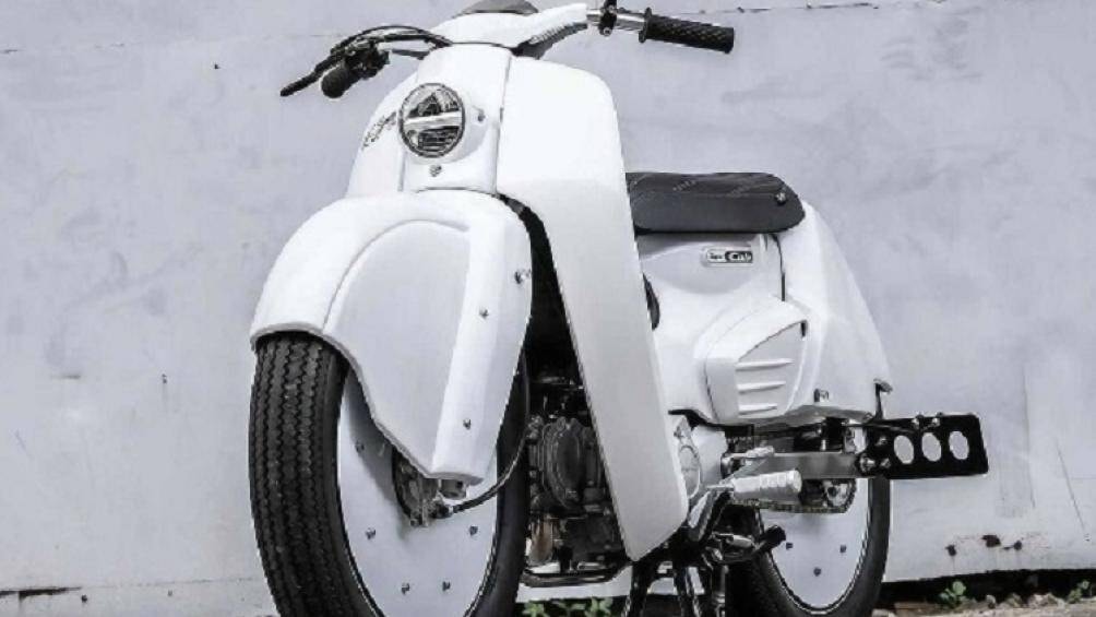 xe no honda super cub 2022 do theo phong cach co dien hinh 2