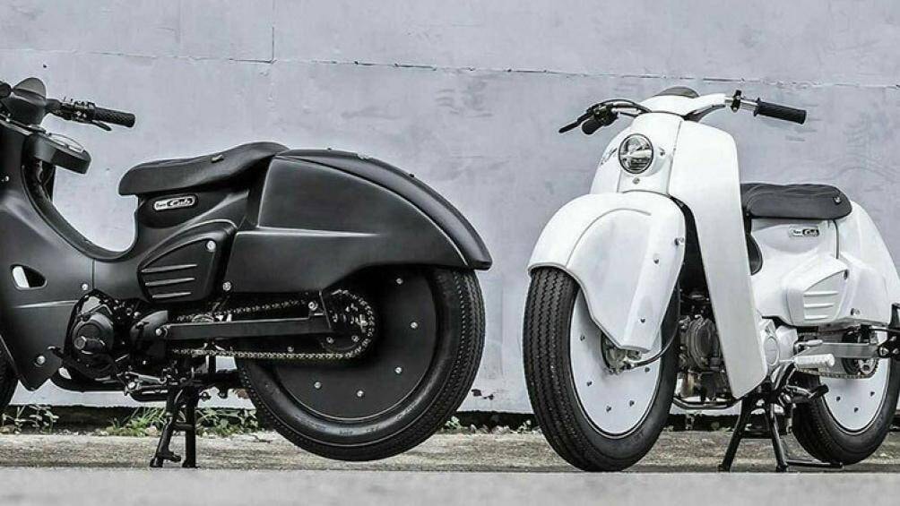 xe no honda super cub 2022 do theo phong cach co dien hinh 5
