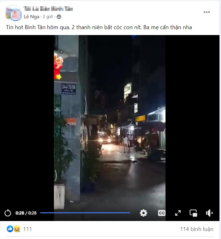thong tin bat coc tre em o quan binh tan tphcm la sai su that hinh 1