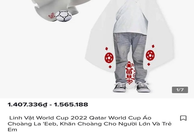 do dung dang linh vat cup vang world cup 2022 duoc ban nhon nhip tren thi truong hinh 2