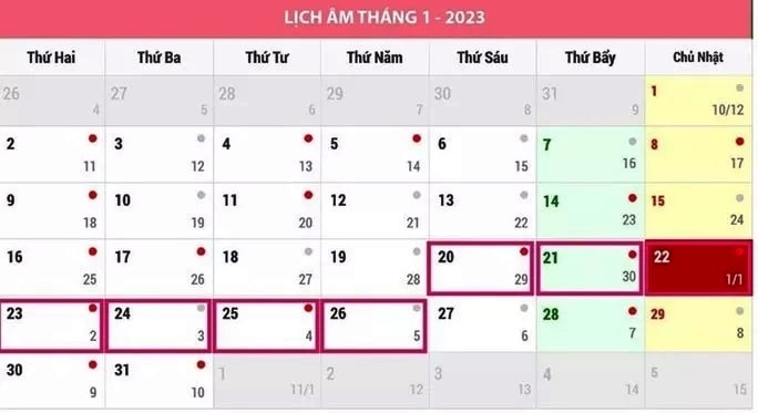 chinh phu dong y tet am lich 2023 duoc nghi 7 ngay hinh 1