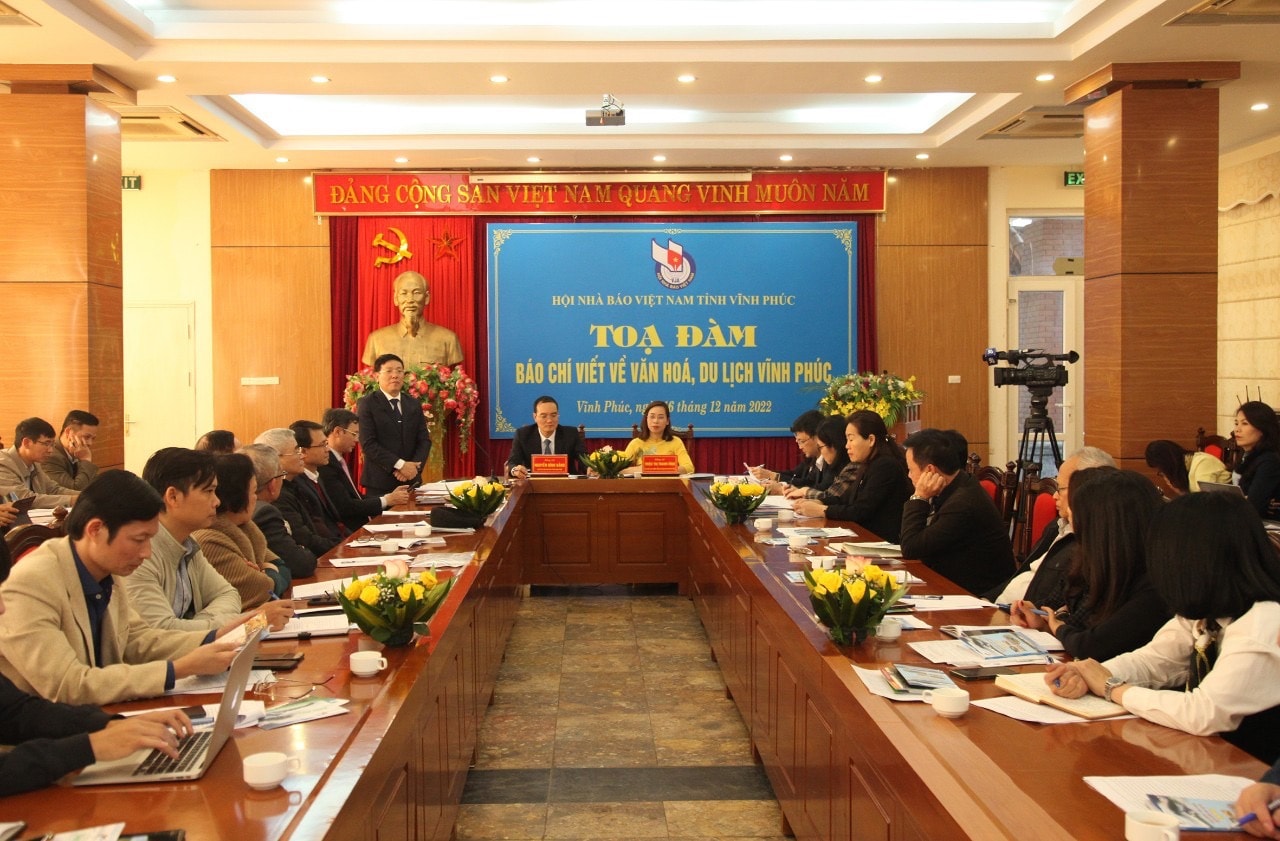 hoi nha bao tinh vinh phuc to chuc toa dam bao chi viet ve van hoa du lich hinh 1