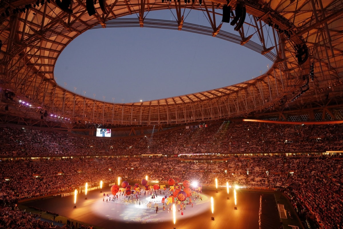 nhung hinh anh an tuong tai le be mac world cup 2022 hinh 1