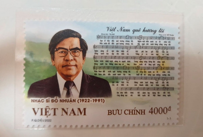 phat hanh bo tem ky niem 100 nam ngay sinh nhac si do nhuan hinh 1