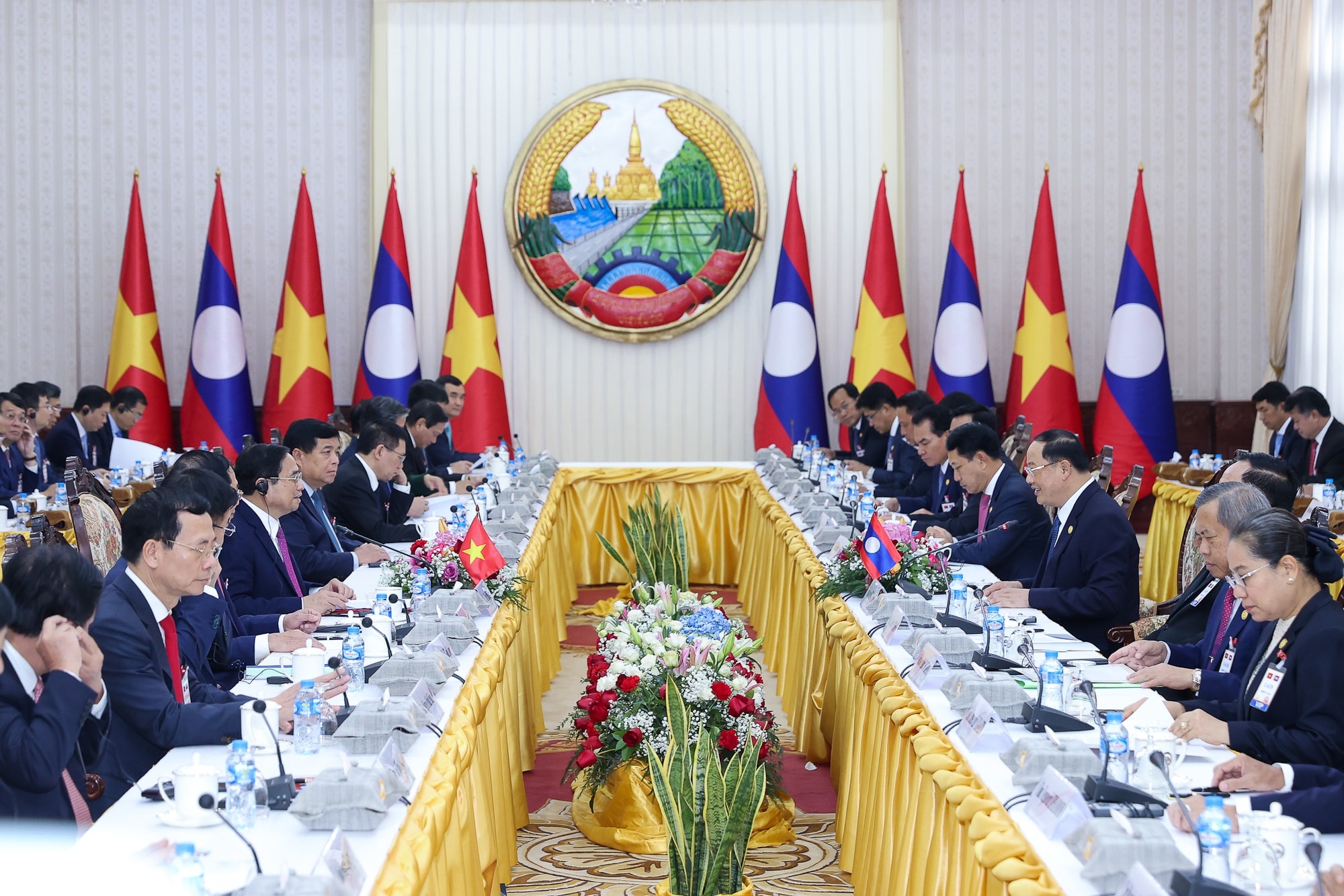 thu tuong pham minh chinh toi thu do vientiane bat dau tham chinh thuc chdcnd lao hinh 6