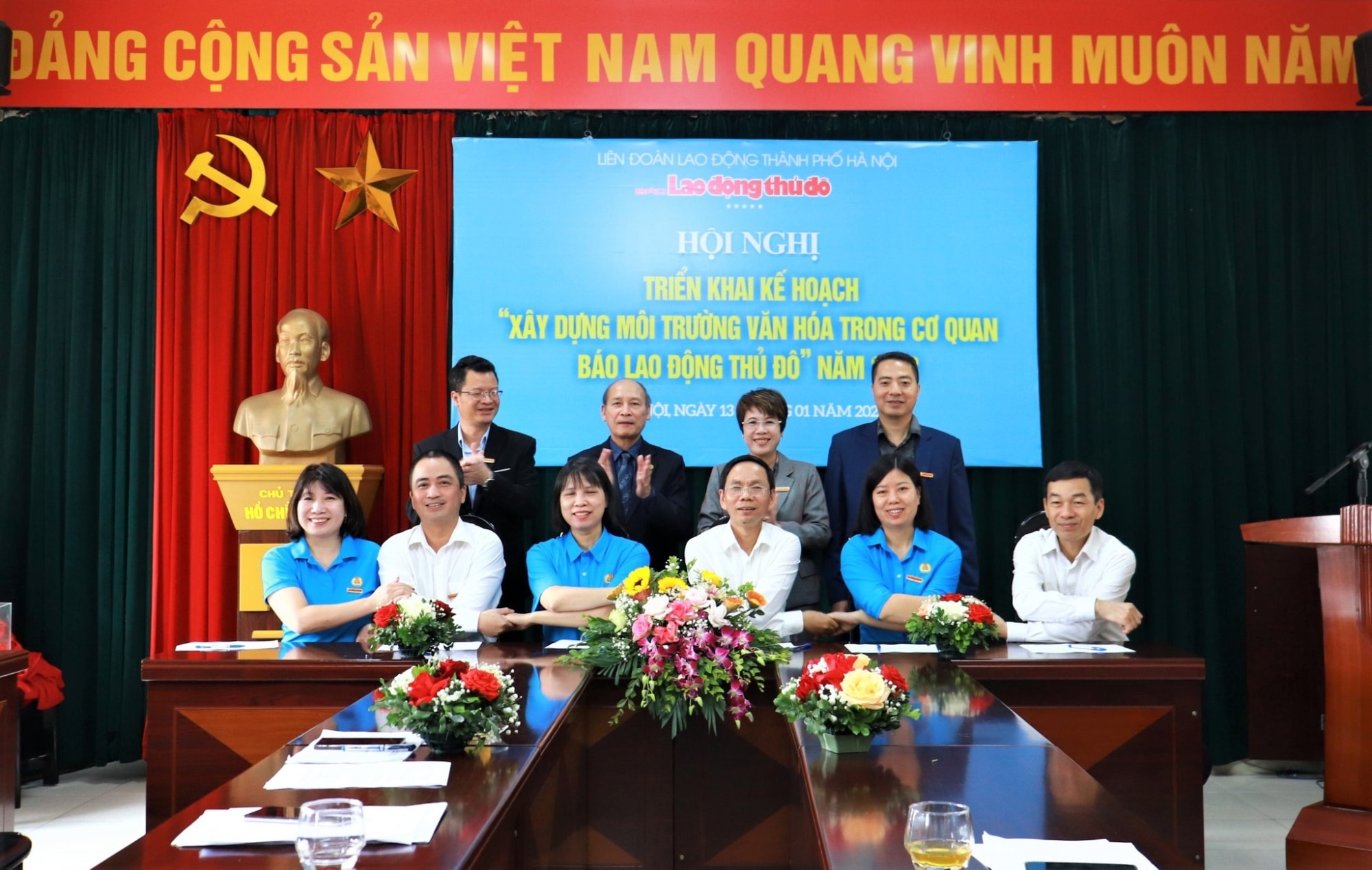 bao lao dong thu do huong ung phong trao thi dua xay dung moi truong van hoa trong co quan bao chi hinh 1