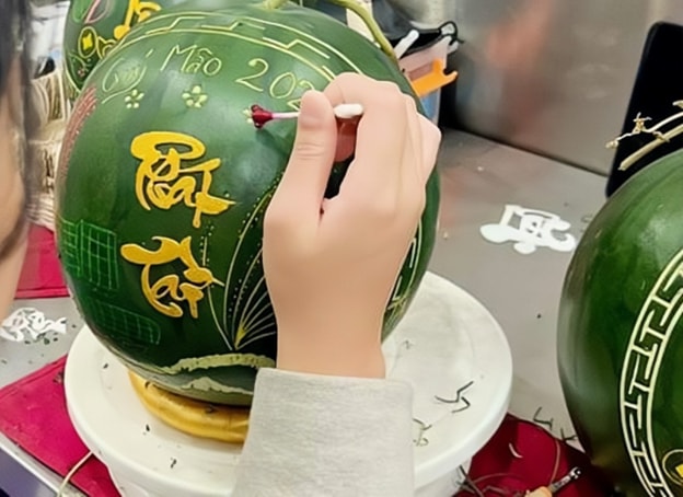 dich vu khac chu tao hinh dua hau dat khach dip tet co truyen hinh 2