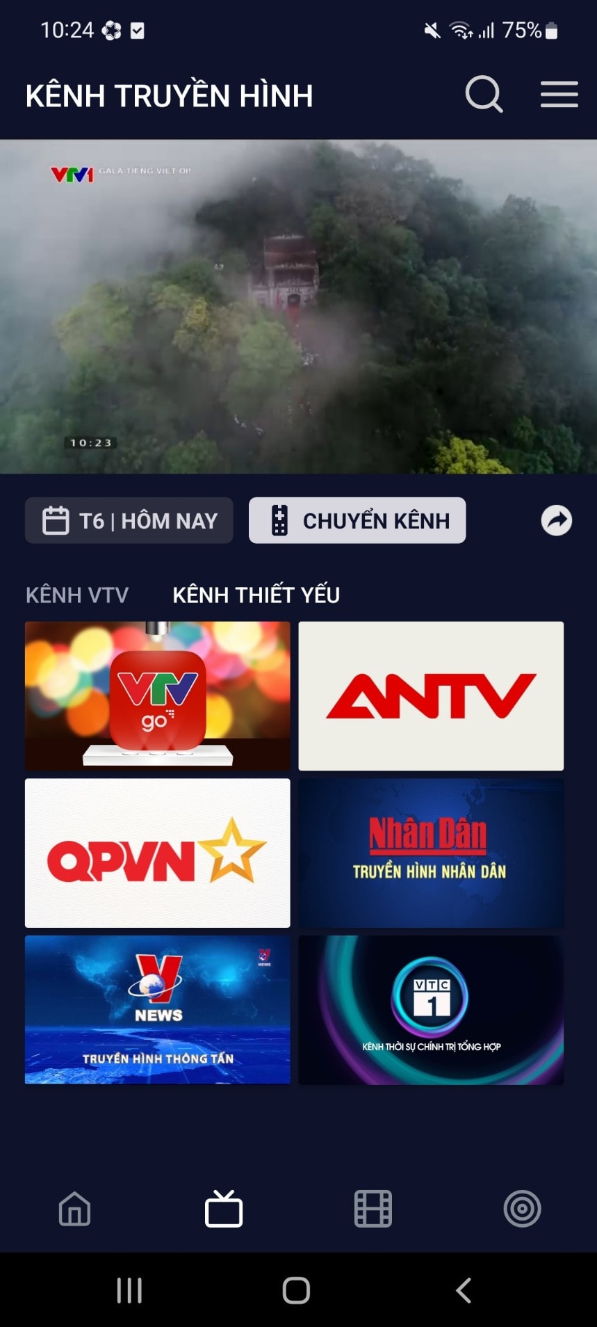 bat dau phat 7 kenh truyen hinh thiet yeu quoc gia tren nen tang truyen hinh so vtvgo hinh 1