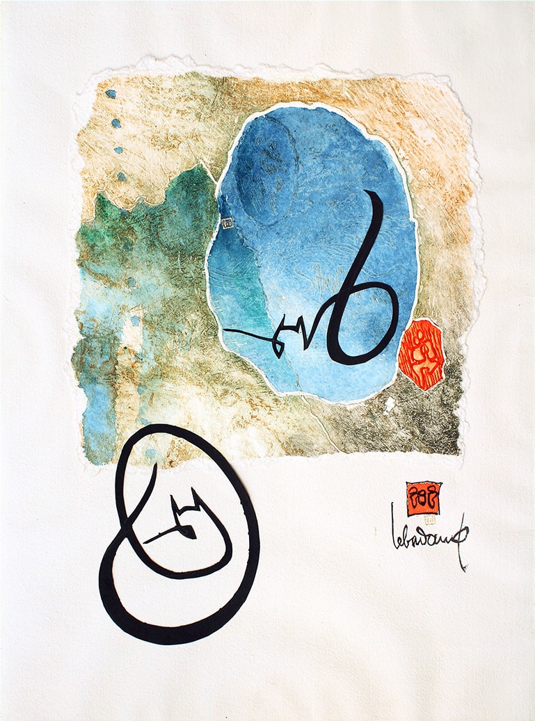 le ba dang tu tranh con meo den ban chan giao chi hinh 2
