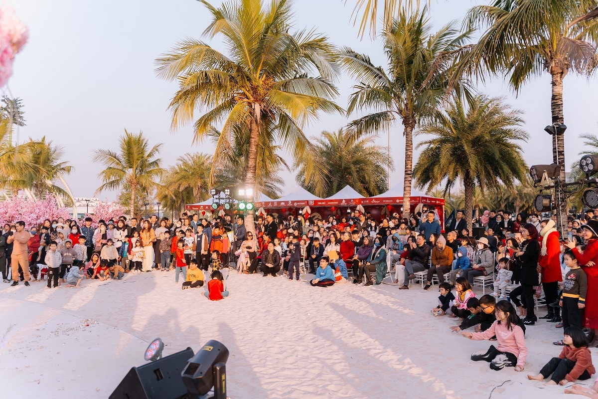 vinhomes ocean park thu hut hang ngan khach trong su kien chao xuan hinh 1
