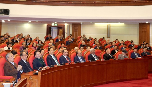 tong bi thu nguyen phu trong chu tri hoi nghi gap mat cac dong chi nguyen lanh dao dang nha nuoc hinh 2